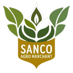 Sanco Agro Marchant Fresh Modern Logo with Rounded Font and Leaf (1)